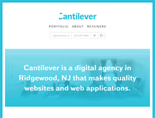 Tablet Screenshot of cantilever.co